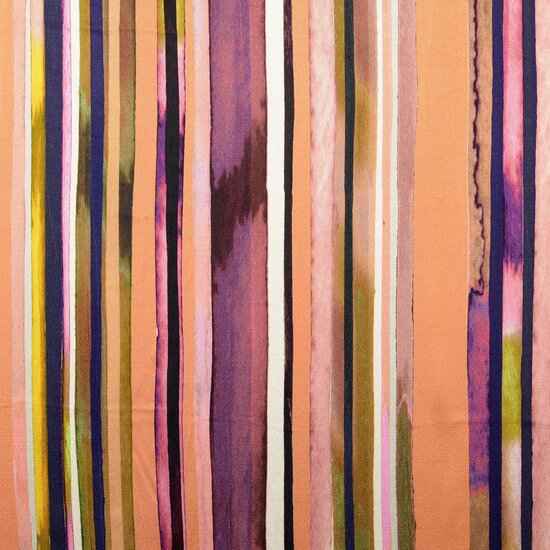 Viscose - Stripes - Fuchsia