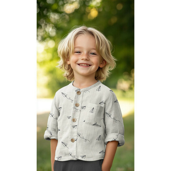 Tetra - Embroidery Paper Planes - Ecru