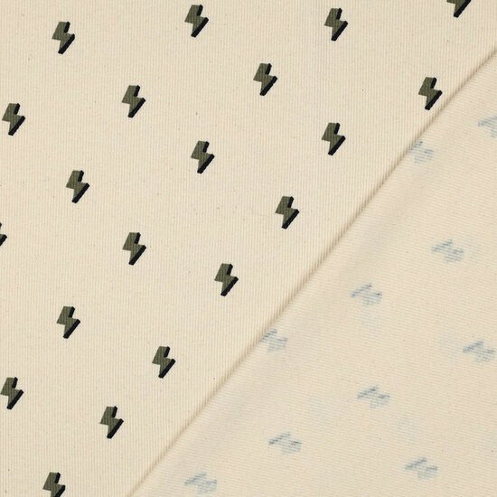 Rib Jersey - Lightning - Beige