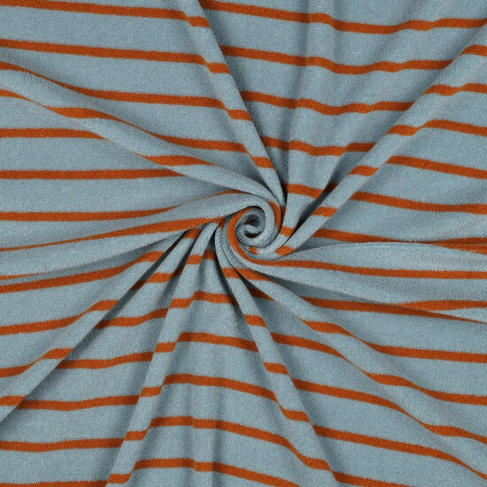 Spons - Yarn Dyed Stripes - Blauw-Roest