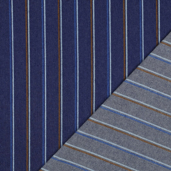 Jeans - Stripes - Indigo