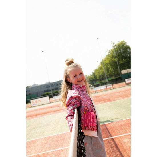 Katoen Quilted - Patchwork Double Face - Roze