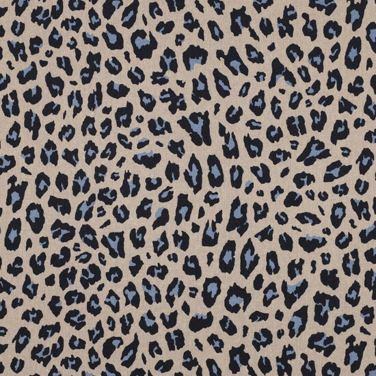 Viscose Linnen - Animal Skin - Beige