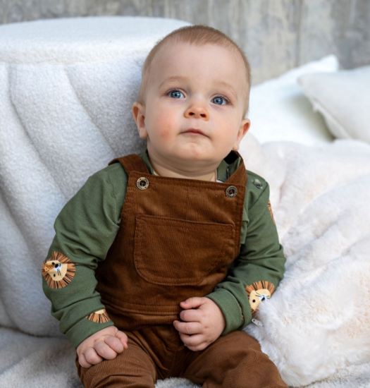 French Terry - Leeuwtjes - Kaki