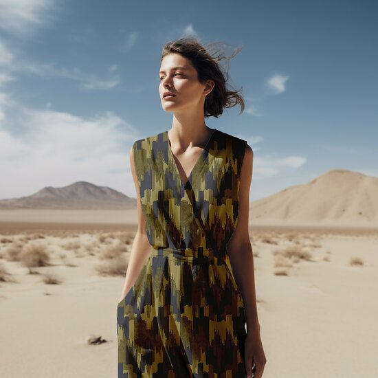 Viscose - Abstract - Legergroen