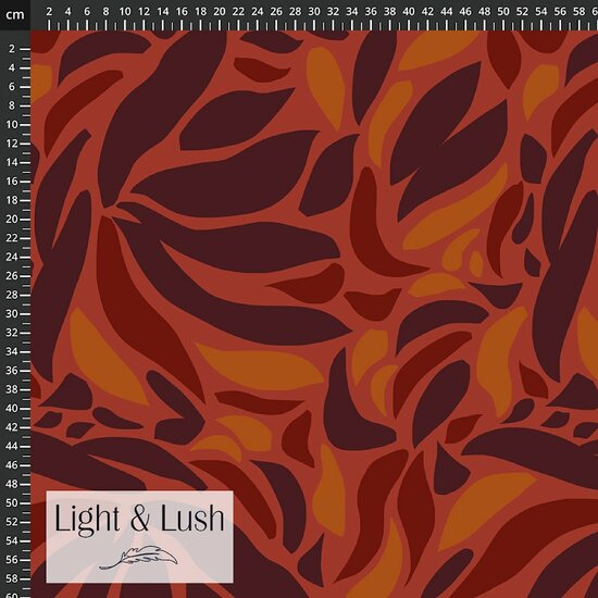 Viscose - Leafdrop - Roest