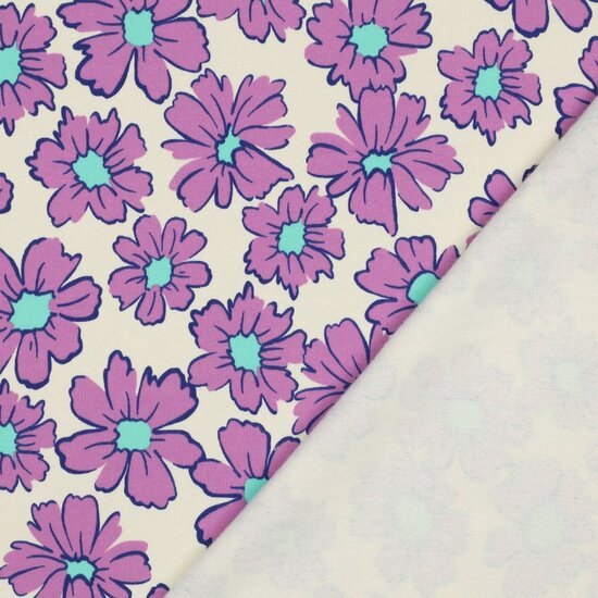 Heavy Sweat - Flowers - Ecru