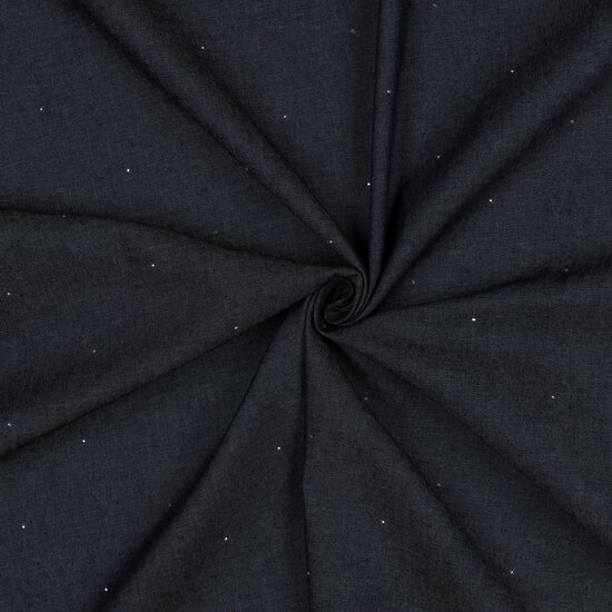 Jeans - Silver Studs - Navy