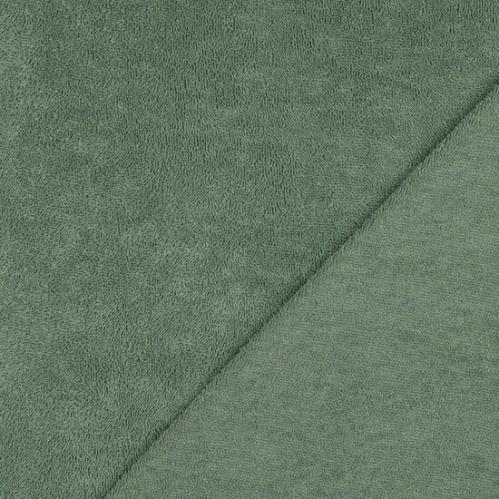 Badstof - Uni - Donkermunt