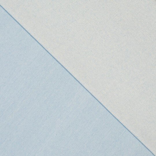 Coupon 0.65m - Jeans - Uni - Lichtblauw