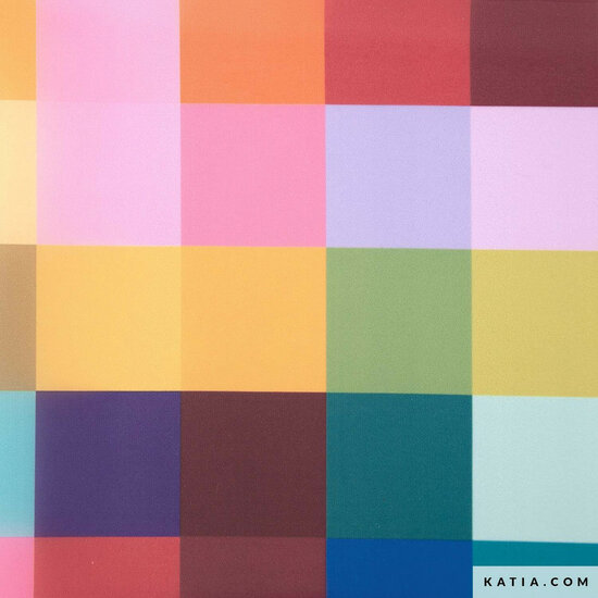 Polyester - Checks - Multicolor