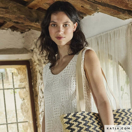 Gebreid - Crochet Squares - Ecru