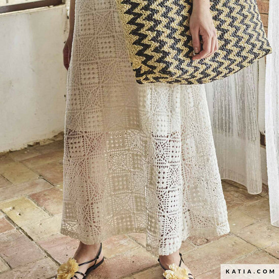 Gebreid - Crochet Squares - Ecru