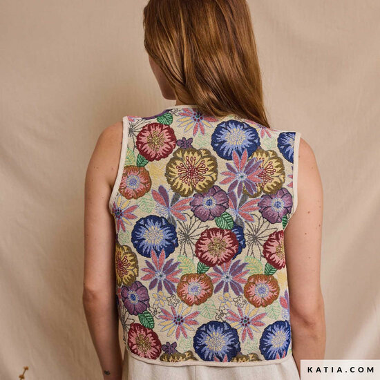 Jacquard - Ethnic Flowers - Beige