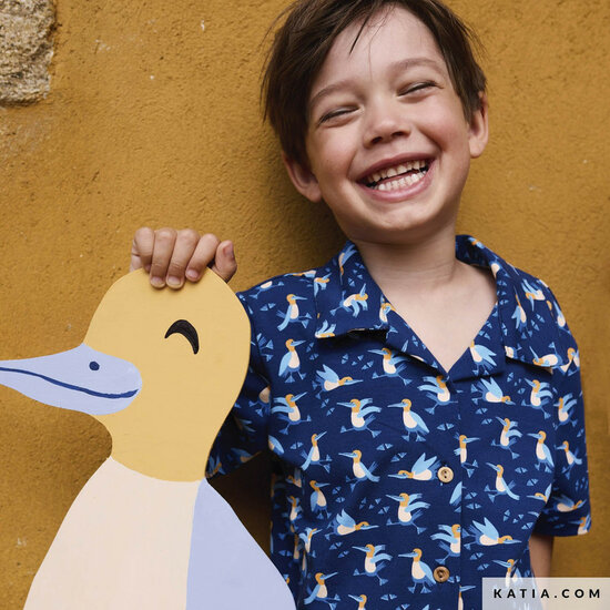 Jersey - Blue Legged Bird - Marine