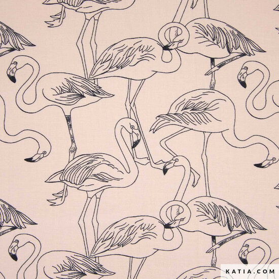 Jersey - Flamingos - Roze