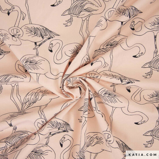 Jersey - Flamingos - Roze