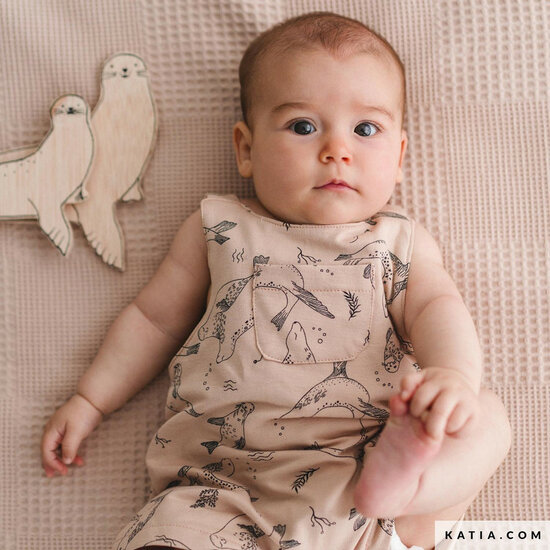 Sweat - Sea Lions Swimming - Beige