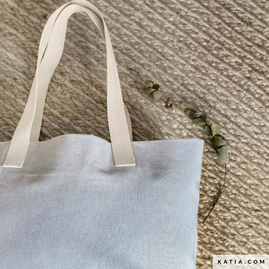 Canvas - Uni - Gemeleerd Navy