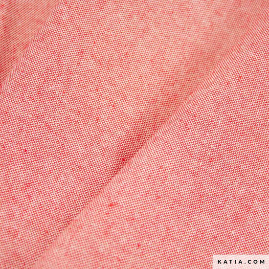 Canvas - Uni - Gemeleerd Tangerine