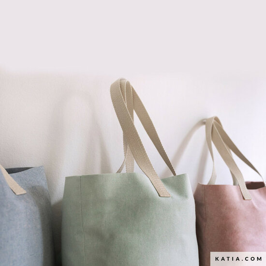 Canvas - Uni - Gemeleerd Tangerine