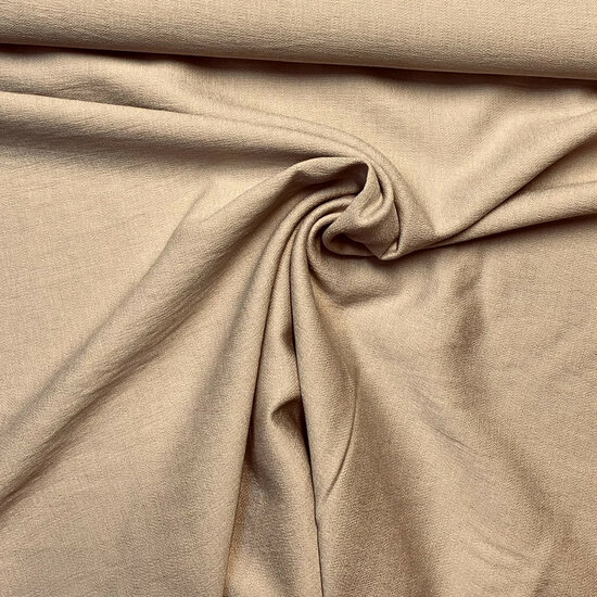 Viscose Crepe - Uni - Beige