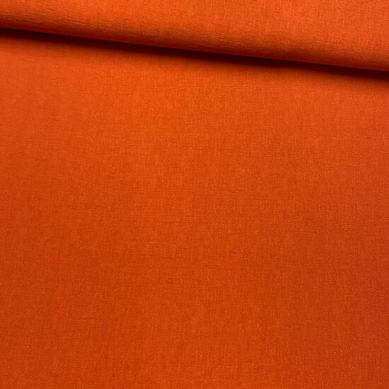 Viscose Crepe - Uni - Tangerine