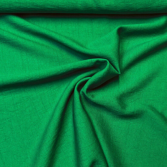 Viscose Crepe - Uni - Groen