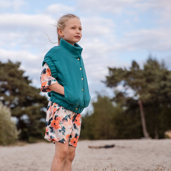 Matelass&eacute; Tricot - Uni - Teal Green (SYAS)