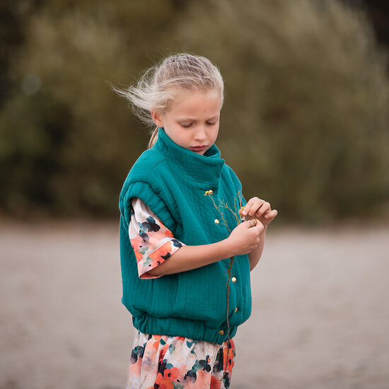 Matelass&eacute; Tricot - Uni - Teal Green (SYAS)