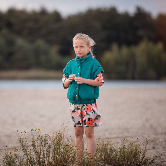 Matelass&eacute; Tricot - Uni - Teal Green (SYAS)