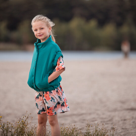 Matelass&eacute; Tricot - Uni - Teal Green (SYAS)