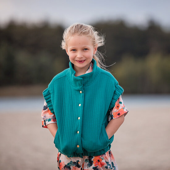 Matelass&eacute; Tricot - Uni - Teal Green (SYAS)