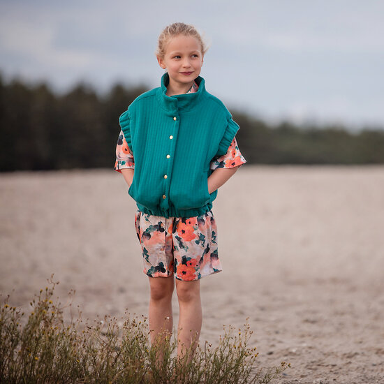 Matelass&eacute; Tricot - Uni - Teal Green (SYAS)