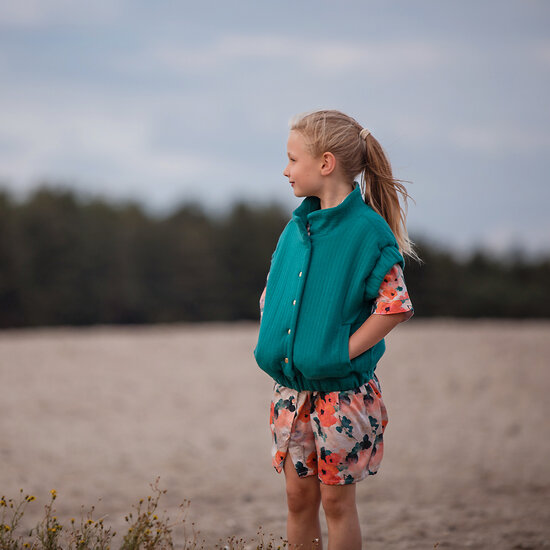 Matelass&eacute; Tricot - Uni - Teal Green (SYAS)