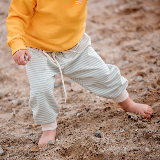 French Terry - Horizontals - Fluisterbeige (SYAS)