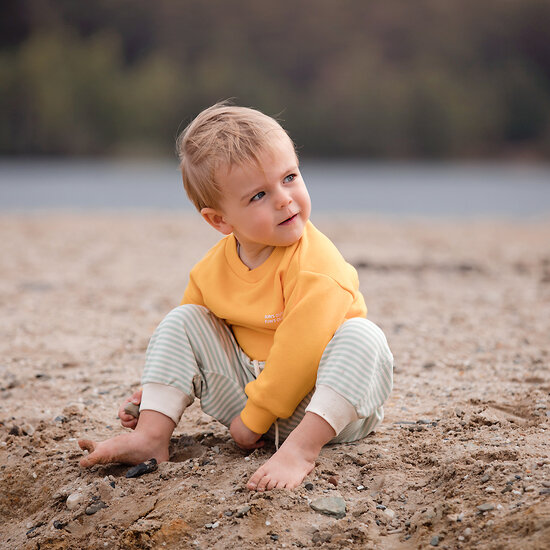 French Terry - Horizontals - Fluisterbeige (SYAS)