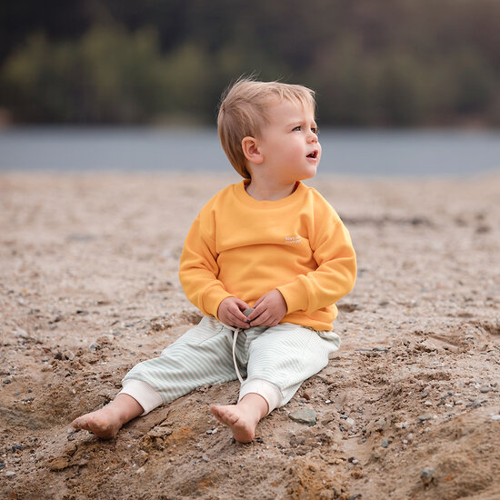 French Terry - Horizontals - Fluisterbeige (SYAS)