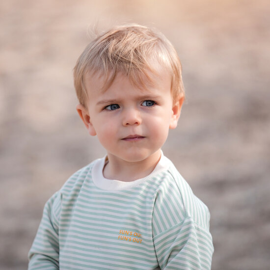 French Terry - Horizontals - Fluisterbeige (SYAS)