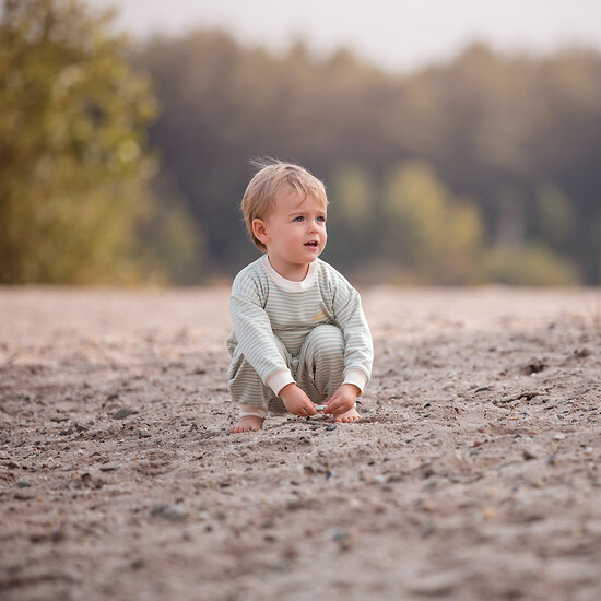 French Terry - Horizontals - Fluisterbeige (SYAS)