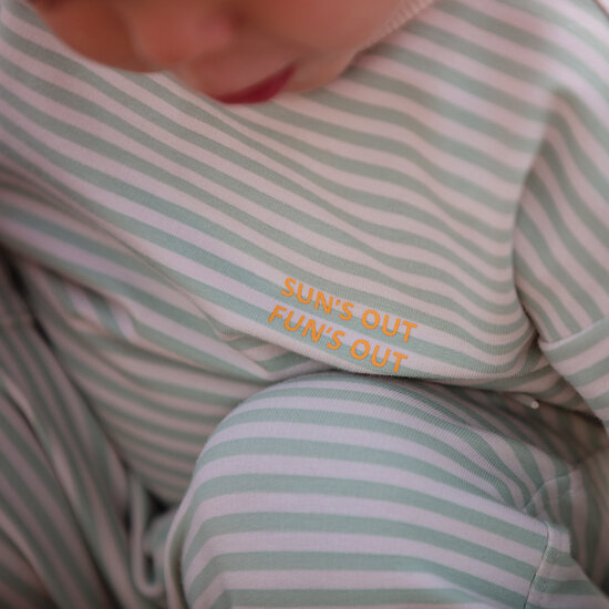 French Terry - Horizontals - Fluisterbeige (SYAS)