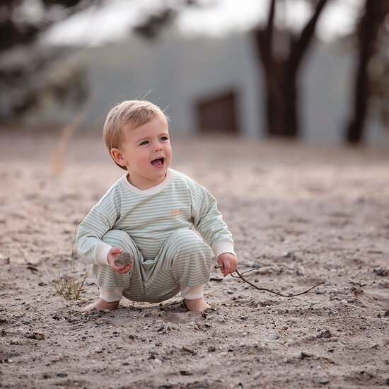 French Terry - Horizontals - Fluisterbeige (SYAS)