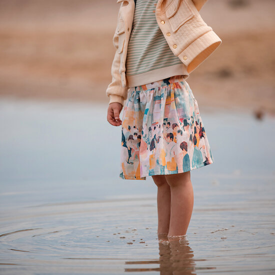 French Terry - Horizontals - Fluisterbeige (SYAS)