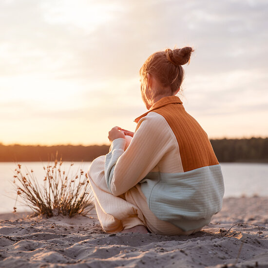 Matelass&eacute; Tricot - Uni - HerfstEsdoornOranje (SYAS)