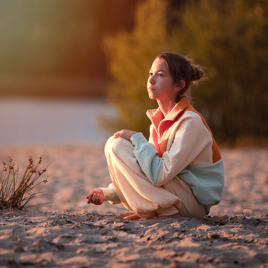 Matelass&eacute; Tricot - Uni - HerfstEsdoornOranje (SYAS)