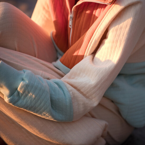 Matelass&eacute; Tricot - Uni - HerfstEsdoornOranje (SYAS)