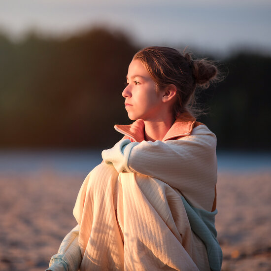 Matelass&eacute; Tricot - Uni - HerfstEsdoornOranje (SYAS)