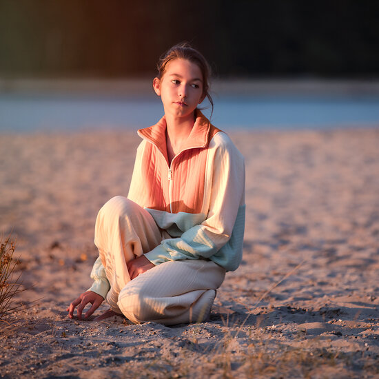 Matelass&eacute; Tricot - Uni - HerfstEsdoornOranje (SYAS)