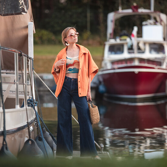 Matelass&eacute; Tricot - Uni - HerfstEsdoornOranje (SYAS)
