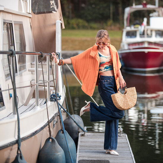 Matelass&eacute; Tricot - Uni - HerfstEsdoornOranje (SYAS)